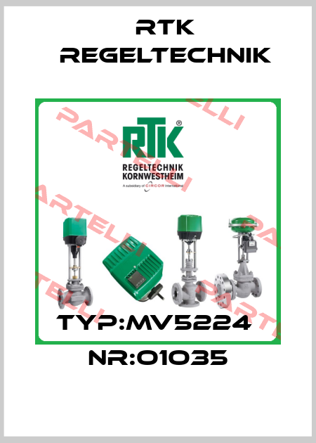 Typ:MV5224  Nr:O1O35 RTK Regeltechnik