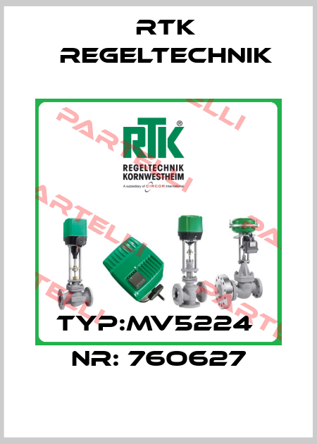 Typ:MV5224  Nr: 76O627 RTK Regeltechnik