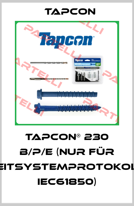 TAPCON® 230 B/P/E (nur für Leitsystemprotokoll IEC61850) Tapcon