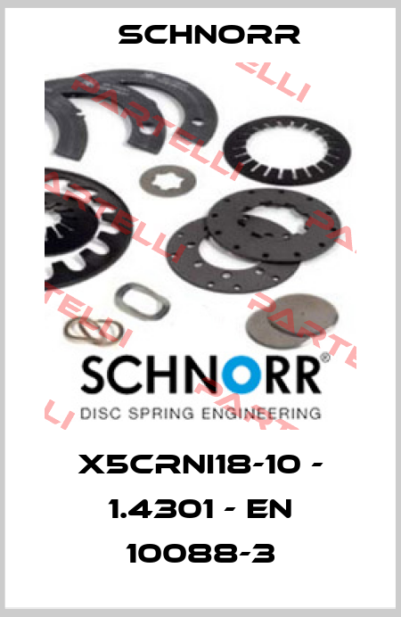 X5CrNi18-10 - 1.4301 - EN 10088-3 Schnorr
