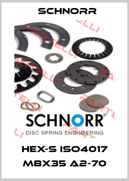 HEX-S ISO4017 M8X35 A2-70 Schnorr