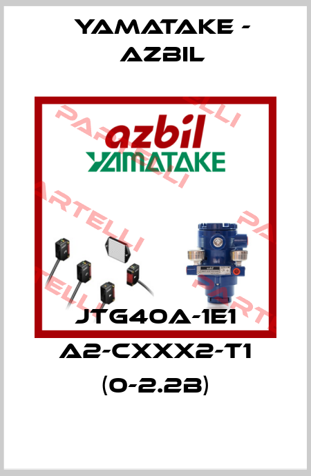 JTG40A-1E1 A2-CXXX2-T1 (0-2.2B) Yamatake - Azbil