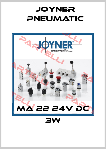 MA 22 24V DC 3W Joyner Pneumatic