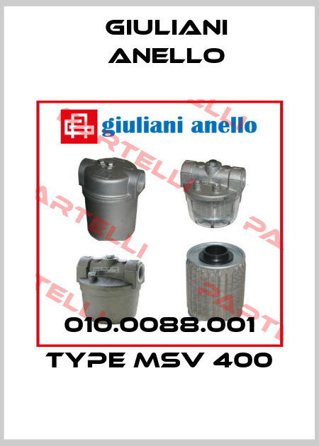 010.0088.001 Type MSV 400 Giuliani Anello