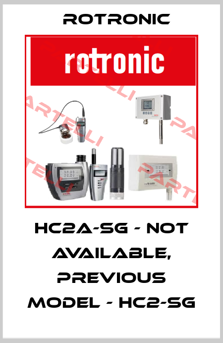 HC2A-SG - not available, previous model - HC2-SG Rotronic