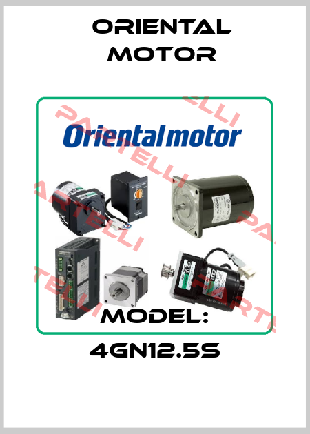 Model: 4GN12.5S Oriental Motor
