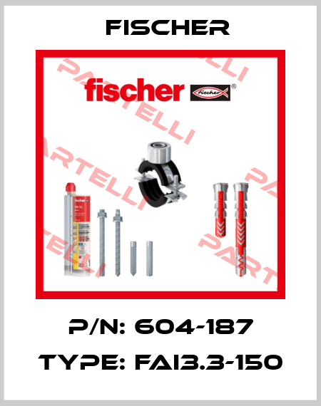 P/N: 604-187 Type: FAI3.3-150 Fischer
