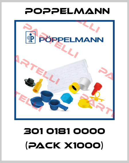 301 0181 0000 (pack x1000) Poppelmann