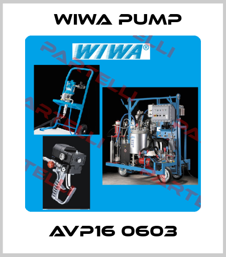 AVP16 0603 WIWA PUMP