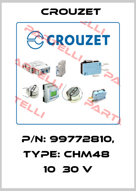 P/N: 99772810, Type: CHM48  10→30 V Crouzet