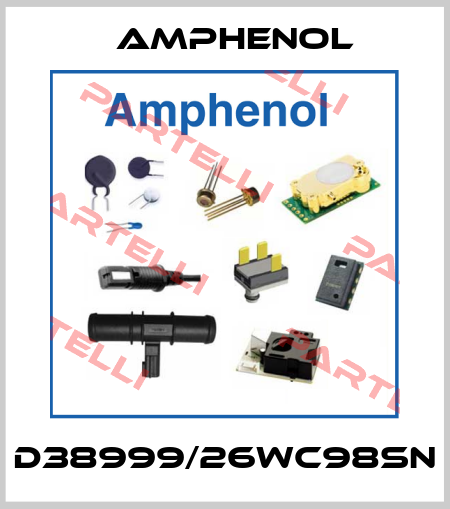 D38999/26WC98SN Amphenol