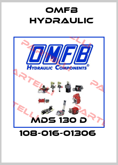 MDS 130 D 108-016-01306  OMFB Hydraulic
