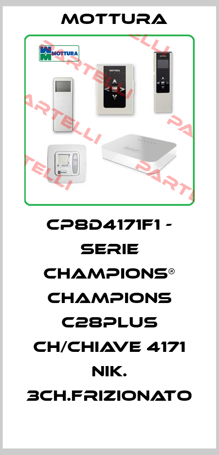 CP8D4171F1 - SERIE CHAMPIONS® CHAMPIONS C28PLUS CH/CHIAVE 4171 NIK. 3CH.FRIZIONATO MOTTURA