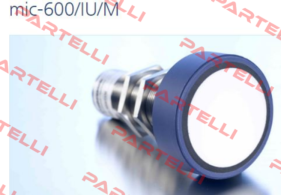 p/n: 22522, Type: mic-600/IU/M Microsonic