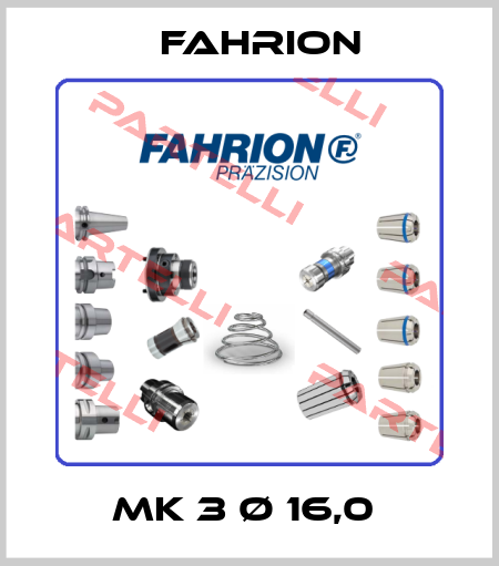 MK 3 Ø 16,0  Fahrion