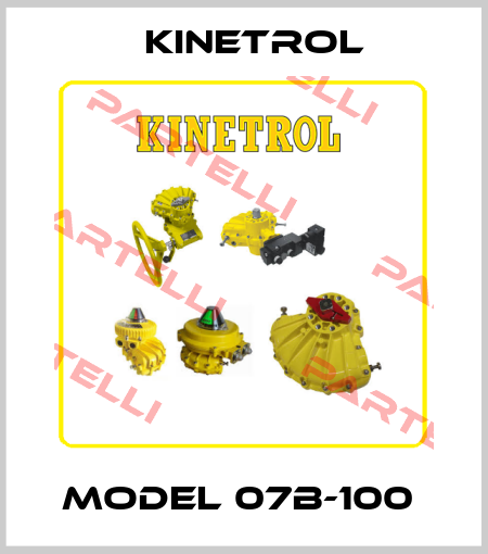 MODEL 07B-100  Kinetrol