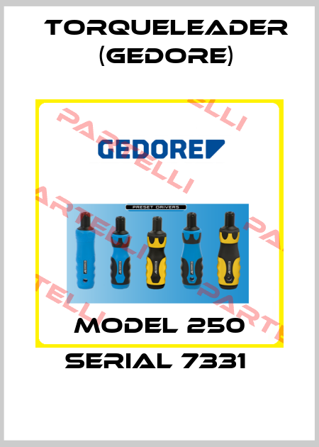 MODEL 250 SERIAL 7331  Torqueleader (Gedore)