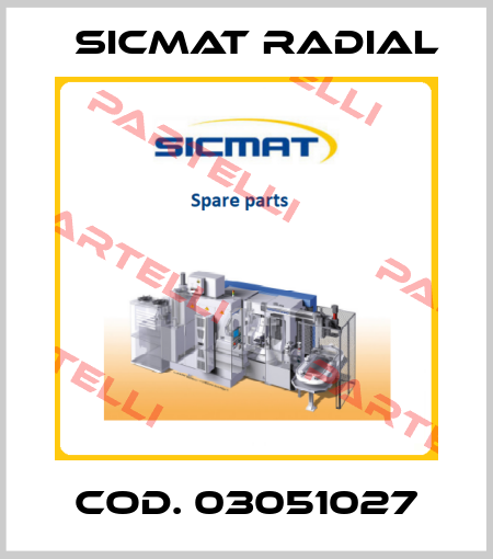 cod. 03051027 Sicmat Radial