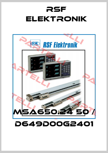 MSA650.24 50 / D649D00G2401 Rsf Elektronik