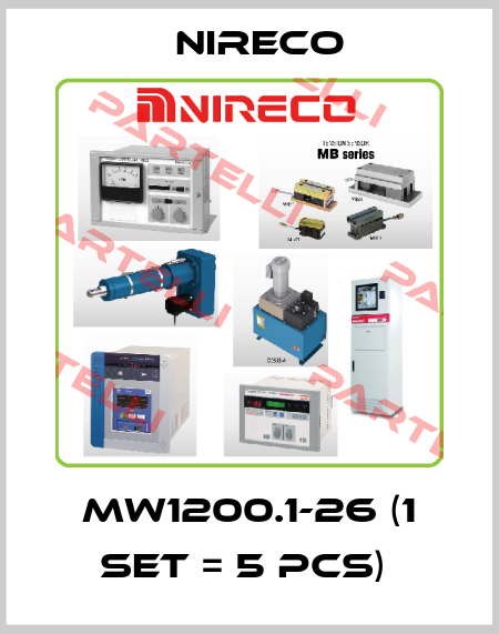 MW1200.1-26 (1 Set = 5 Pcs)  Nireco