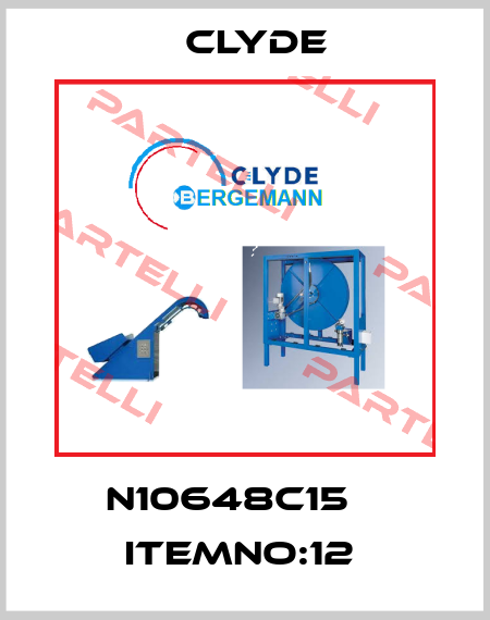 N10648C15    ITEMNO:12  Clyde Bergemann
