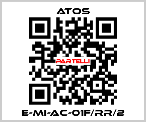 E-MI-AC-01F/RR/2 Atos