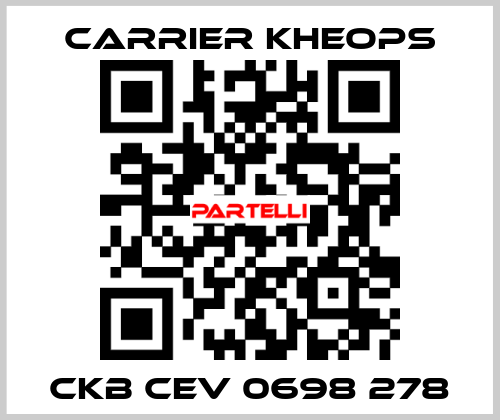 CKB CEV 0698 278 Carrier Kheops