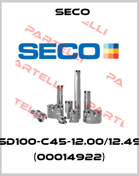 SD100-C45-12.00/12.49 (00014922) Seco