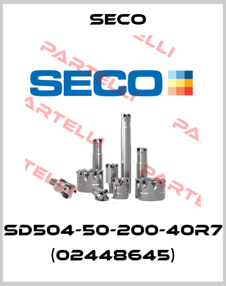 SD504-50-200-40R7 (02448645) Seco