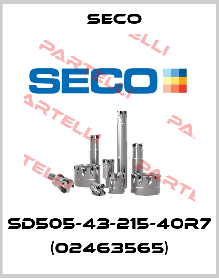 SD505-43-215-40R7 (02463565) Seco