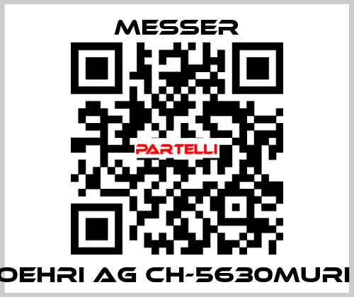 OEHRI AG CH-5630MURI  Messer