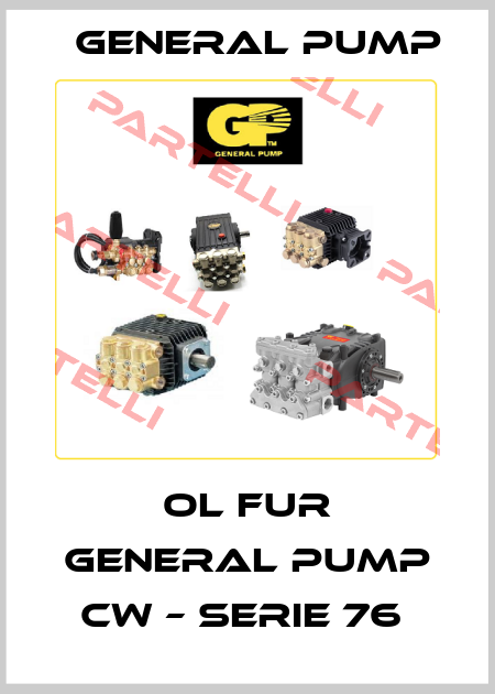 OL FUR GENERAL PUMP CW – SERIE 76  General Pump