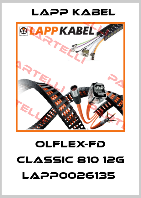 OLFLEX-FD CLASSIC 810 12G   LAPP0026135  Lapp Kabel
