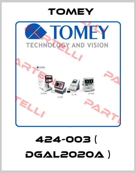 424-003 (  DGAL2020A ) Tomey