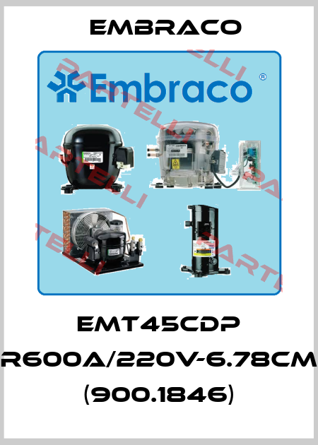 EMT45CDP R600a/220V-6.78cm (900.1846) Embraco