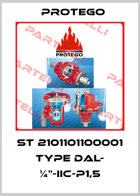 St 2101101100001 Type DAL- ¼"-IIC-P1,5 Protego
