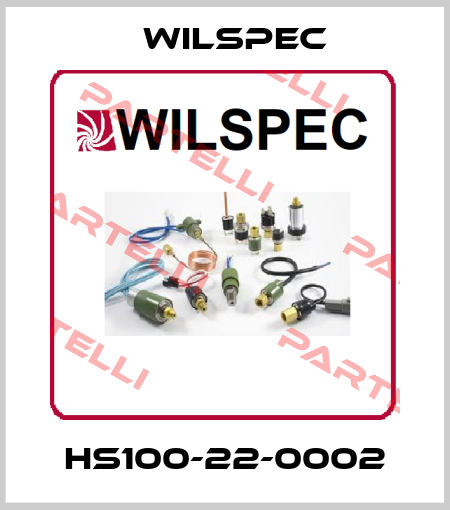HS100-22-0002 Wilspec