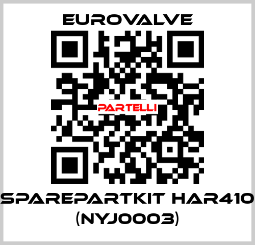 Sparepartkit HAR410 (NYJ0003) Eurovalve