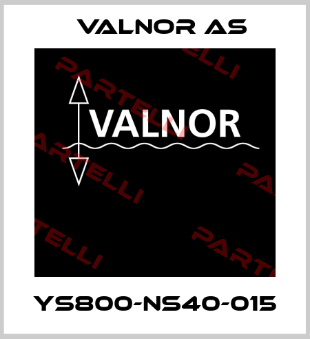 YS800-NS40-015 VALNOR AS
