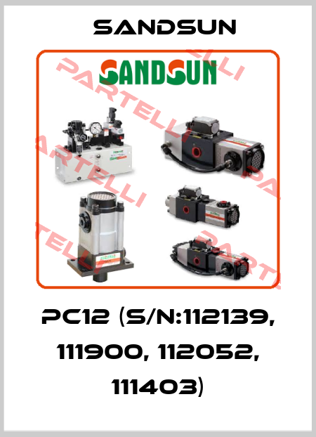 PC12 (S/N:112139, 111900, 112052, 111403) Sandsun