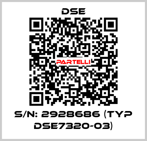 S/N: 2928686 (Typ DSE7320-03) Dse