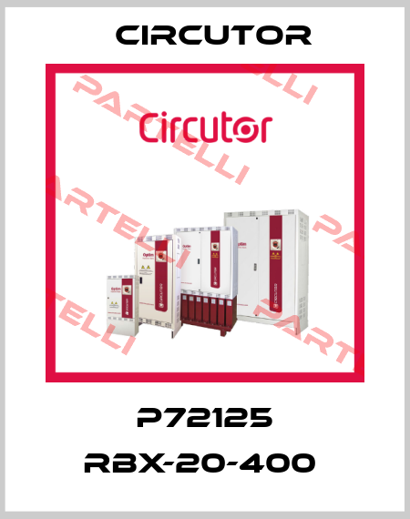 P72125 RBX-20-400  Circutor