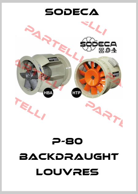 P-80  BACKDRAUGHT LOUVRES  Sodeca