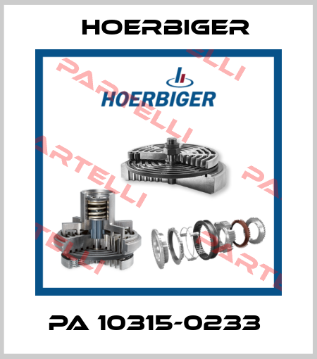 PA 10315-0233  Hoerbiger