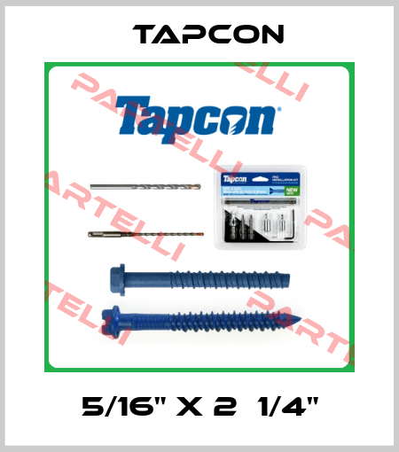 5/16" X 2‐1/4" Tapcon