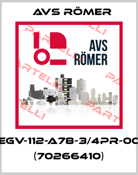 EGV-112-A78-3/4PR-00 (70266410) Avs Römer