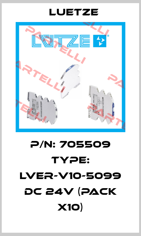P/N: 705509 Type: LVER-V10-5099 DC 24V (pack x10) Luetze