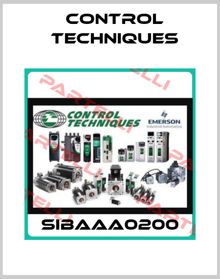 SIBAAA0200 Control Techniques