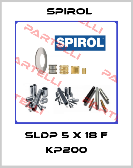SLDP 5 x 18 F KP200 Spirol