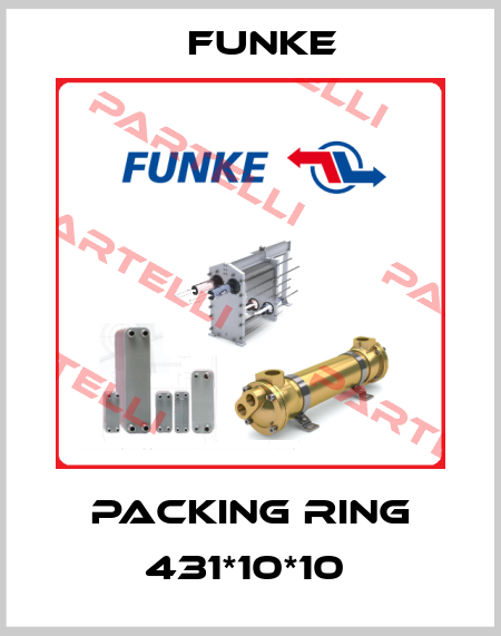 Packing ring 431*10*10  Funke
